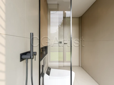 Modern bathroom 22 3D Model