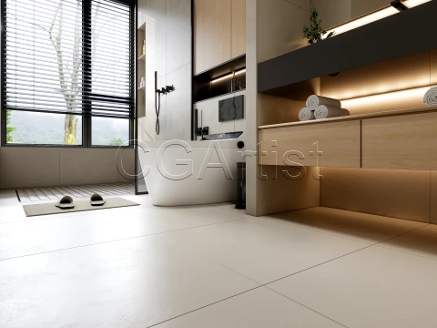 Modern bathroom 22 3D Model