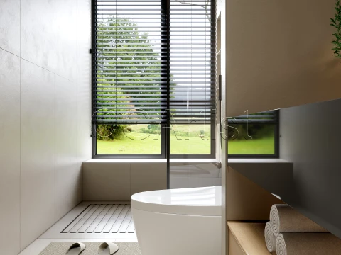 Modern bathroom 22 3D Model