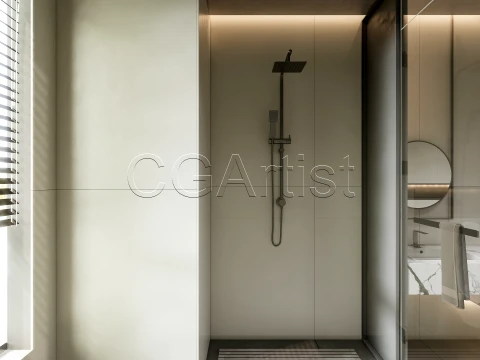 Modern bathroom 23 3D Model