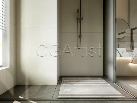 Modern bathroom 23 3D Model