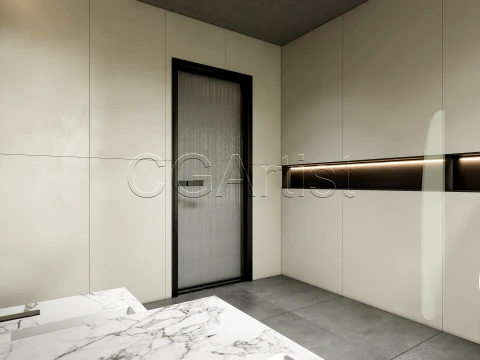 Modern bathroom 23 3D Model