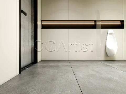 Modern bathroom 23 3D Model