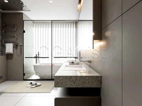 Modern bathroom 25 3D Model