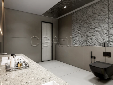 Modern bathroom 25 3D Model