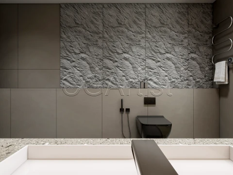 Modern bathroom 25 3D Model
