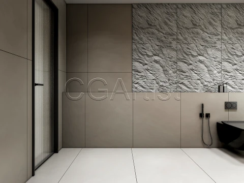 Modern bathroom 25 3D Model
