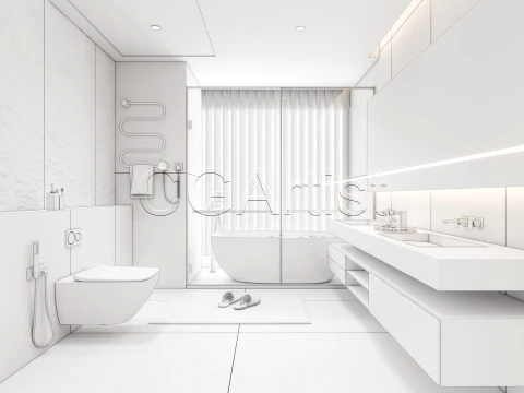 Modern bathroom 25 3D Model