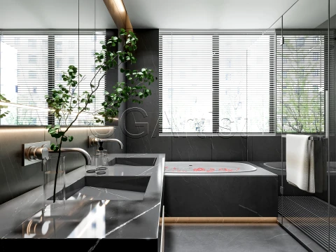 Modern bathroom 30 3D Model