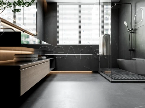 Modern bathroom 30 3D Model