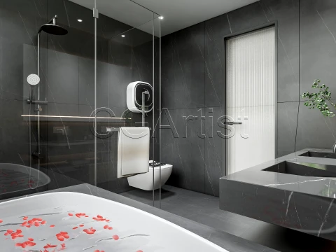 Modern bathroom 30 3D Model