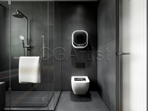 Modern bathroom 30 3D Model