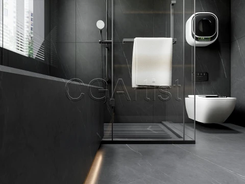 Modern bathroom 30 3D Model