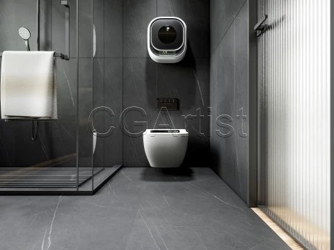 Modern bathroom 30 3D Model
