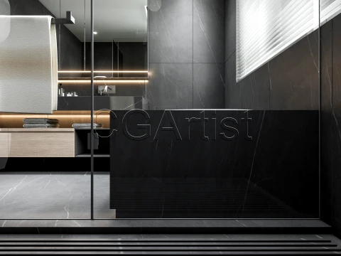 Modern bathroom 30 3D Model