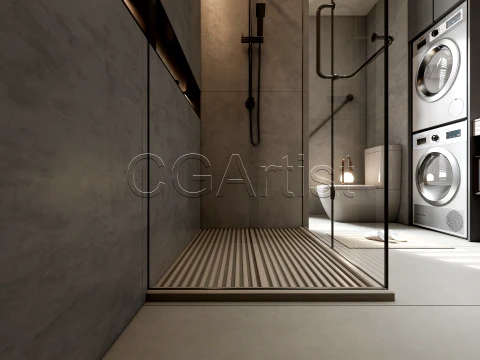Modern bathroom 31 3D Model