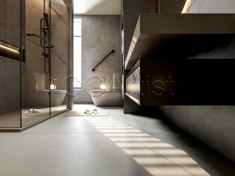Modern bathroom 31 3D Model