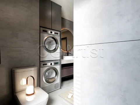 Modern bathroom 31 3D Model
