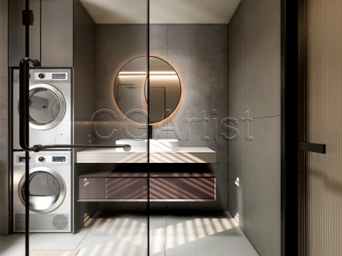 Modern bathroom 31 3D Model