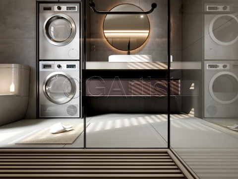 Modern bathroom 31 3D Model