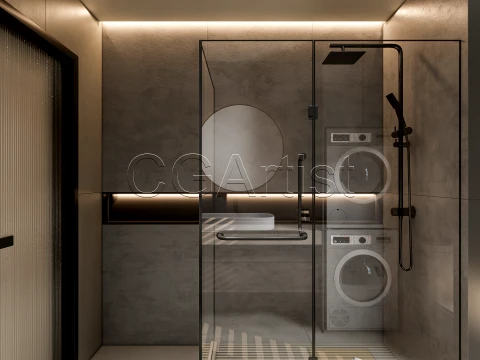 Modern bathroom 31 3D Model