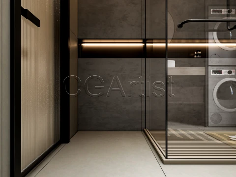 Modern bathroom 31 3D Model