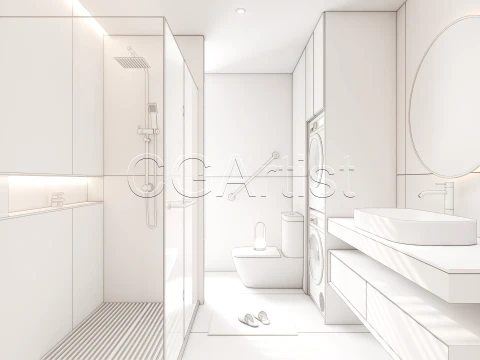 Modern bathroom 31 3D Model