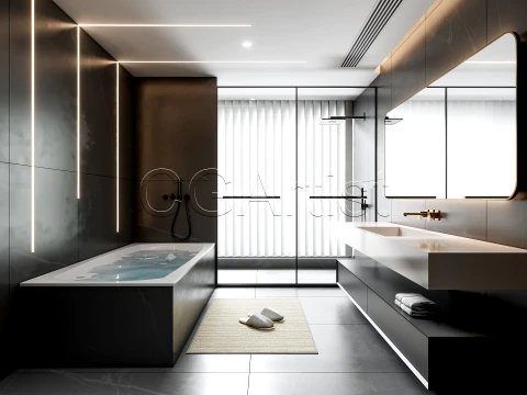 Modern bathroom 32 3D Model