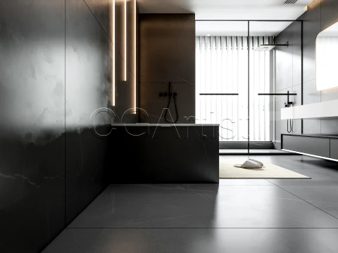 Modern bathroom 32 3D Model