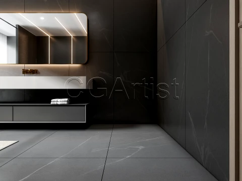 Modern bathroom 32 3D Model