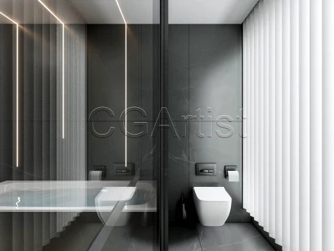 Modern bathroom 32 3D Model