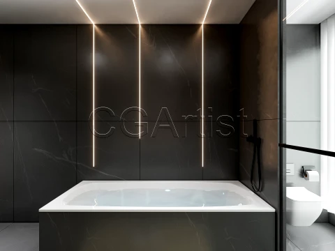 Modern bathroom 32 3D Model