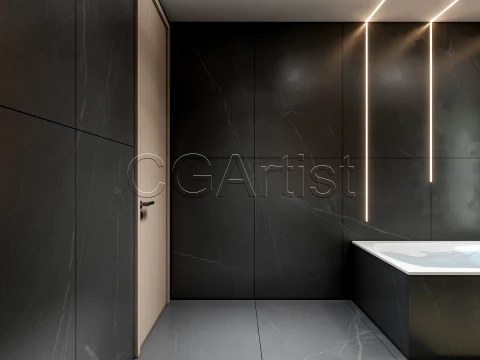 Modern bathroom 32 3D Model
