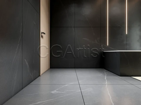 Modern bathroom 32 3D Model