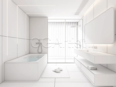Modern bathroom 32 3D Model