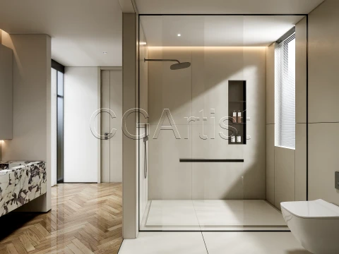 Modern bathroom 34 3D Model