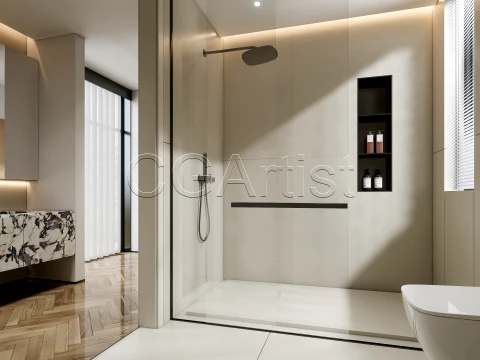 Modern bathroom 34 3D Model