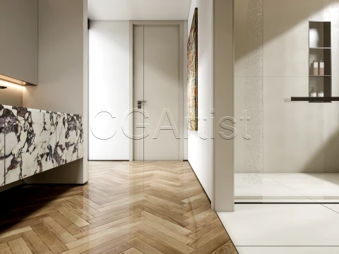 Modern bathroom 34 3D Model
