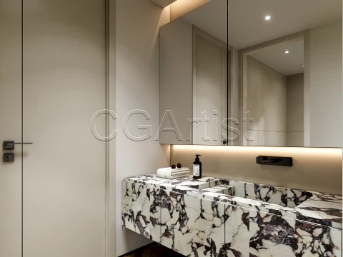 Modern bathroom 34 3D Model