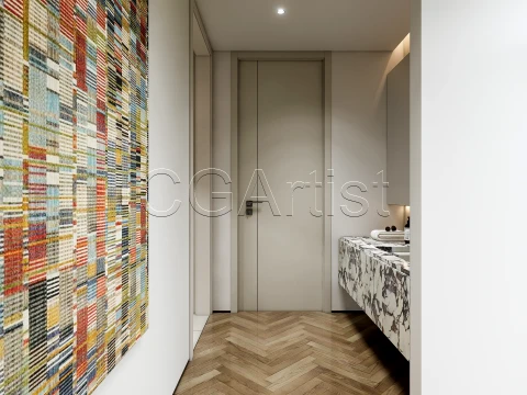Modern bathroom 34 3D Model
