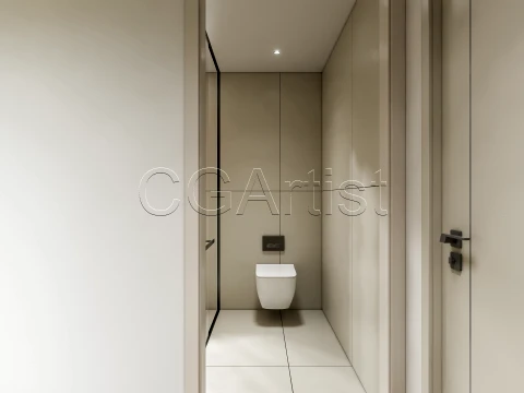 Modern bathroom 34 3D Model