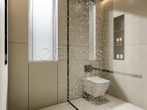 Modern bathroom 34 3D Model