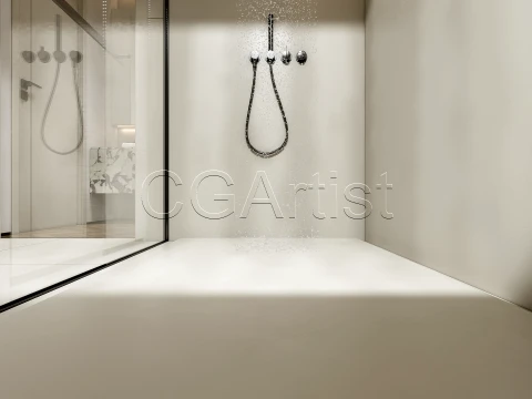 Modern bathroom 34 3D Model