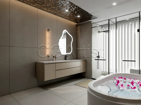 Modern bathroom 39 3D Model