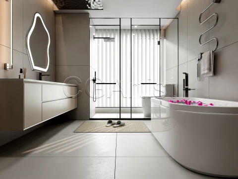 Modern bathroom 39 3D Model