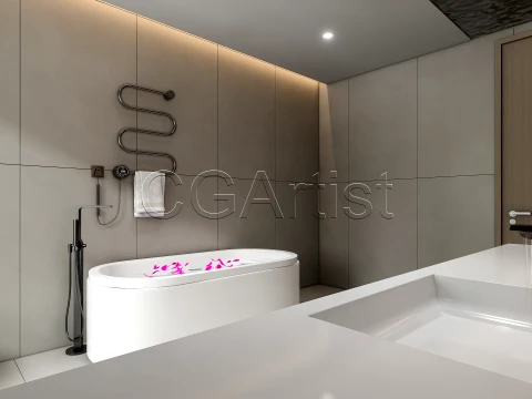 Modern bathroom 39 3D Model
