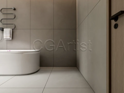 Modern bathroom 39 3D Model