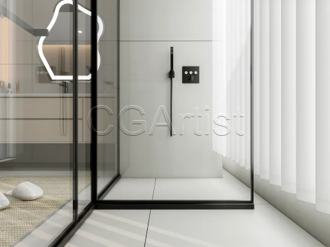 Modern bathroom 39 3D Model