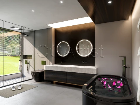 Modern bathroom 40 3D Model