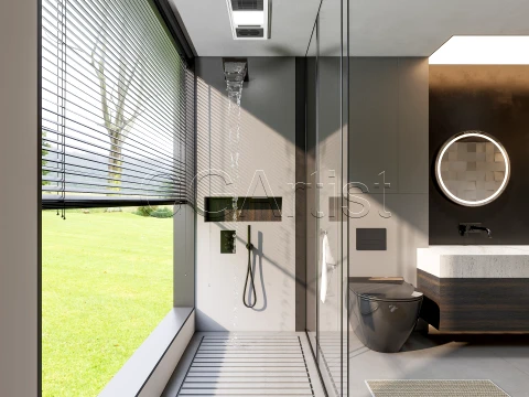 Modern bathroom 40 3D Model